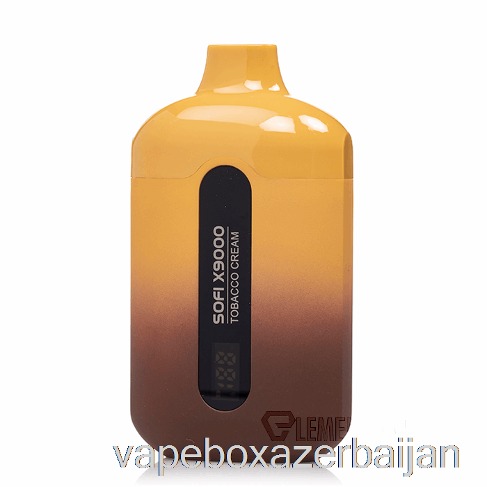 Vape Azerbaijan SOFI X9000 0% Zero Nicotine Smart Disposable Tobacco Cream